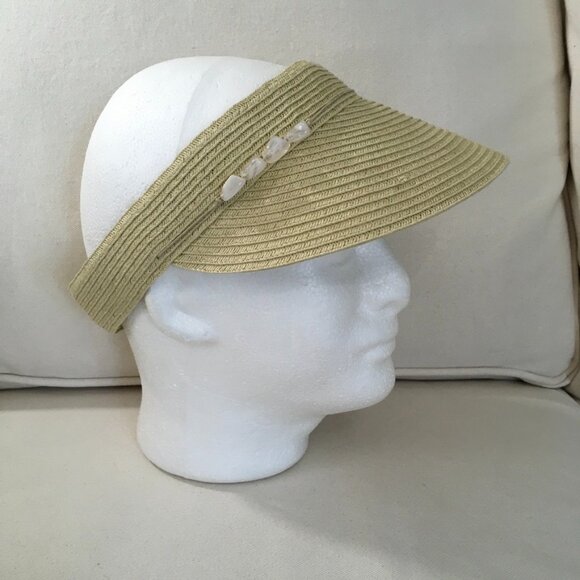Croft & Barrow Sun Visor with Beads - Picture 1 of 6